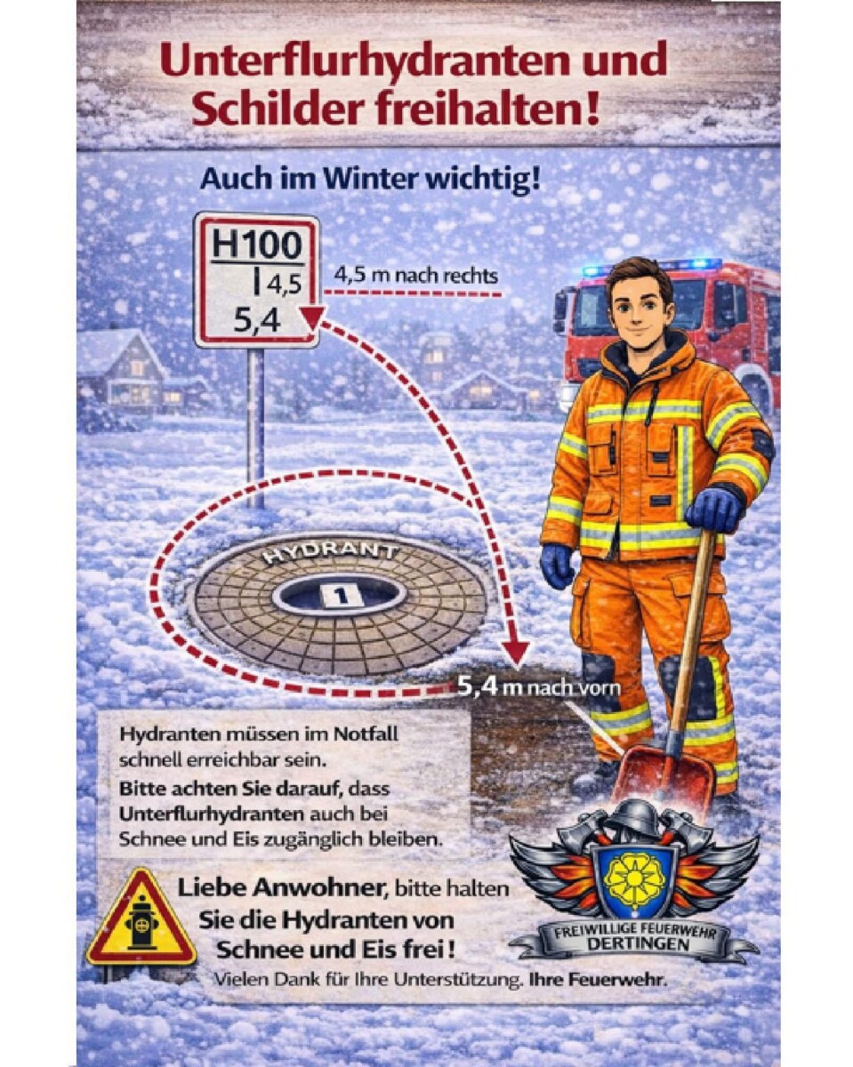 Hydranten bitte freihalten